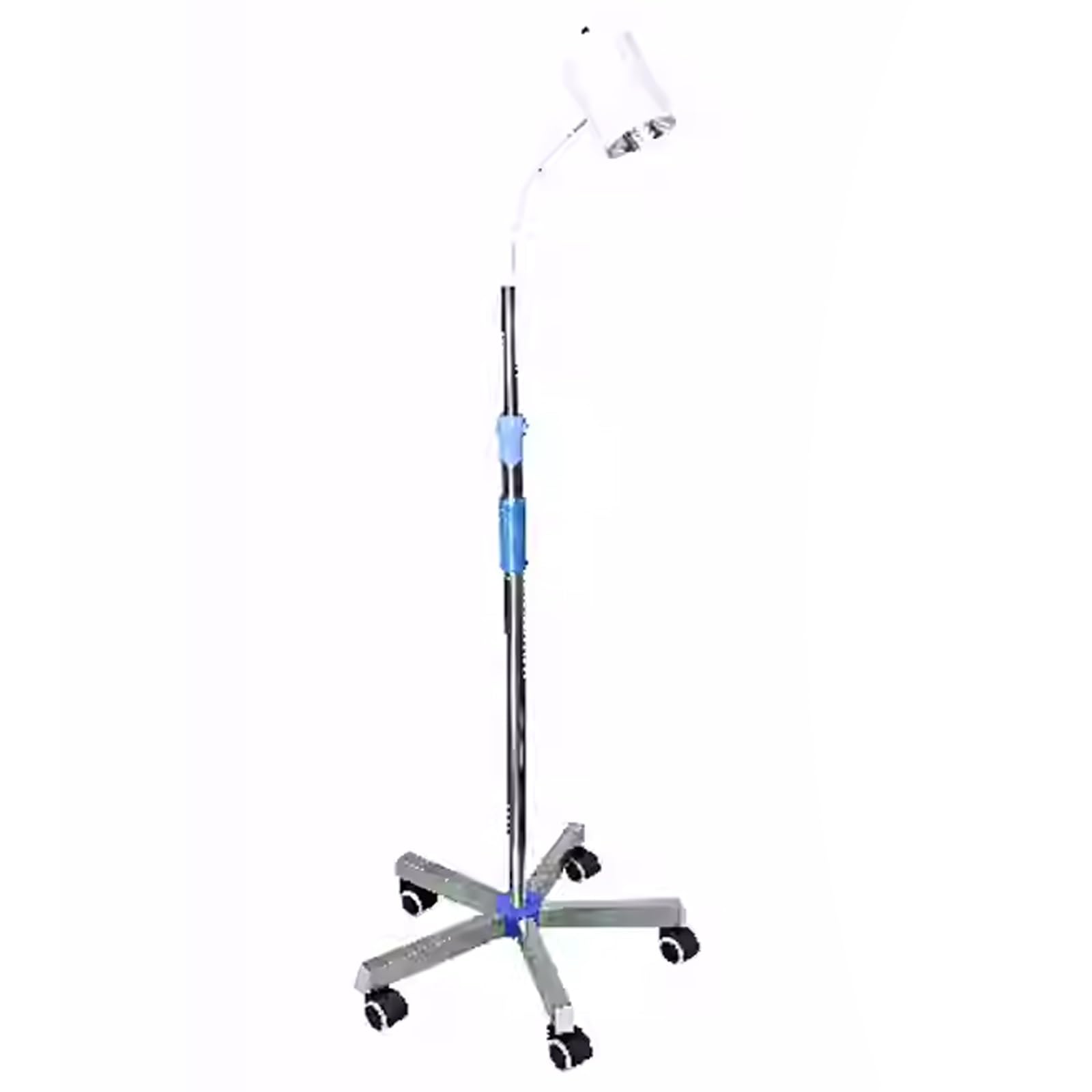 Lampa Stomatologiczna LED Oral Shadowless Exam, 7 Lamp Koralikowych, Zimne Światło, Lampa do Badania Z Gęsią Szyją, Lampa do Badania Medycznego, Mobilna Lampa dla Zwierząt
