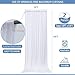 10x10ft Wrinkle Free White Backdrop Curtain for Parties Soft Fabric Drapes Wedding White Curtain Backdrop for Birthday Party Decorations Background for Photography 5x10ft, 2 Panels