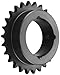 Browning H40TB26 Roller Chain Sprocket, Single Strand, Taper Bore, Bushed, Hardened Steel, 40 Pitch, 26 Teeth