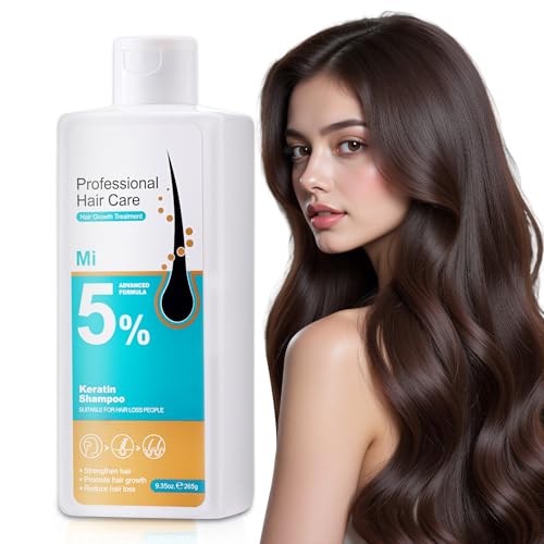 265g Haarwachstum Shampoo, Haarwuchs Shampoo, Grow Strong Shampoo für Damen Herren, Sanfte Reinigung, Feuchtigkeit und Pflege für das Haarwachstum