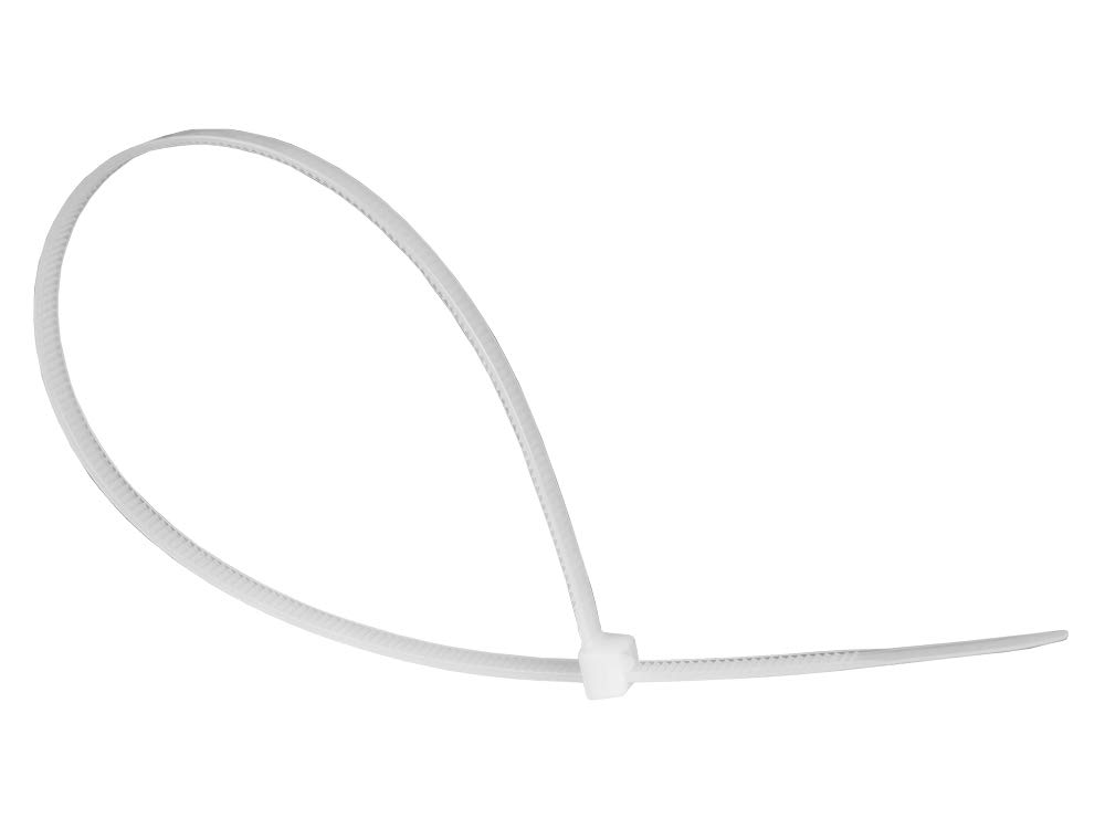 Good Connections Kabelbinder 200 mm x 4,8 mm – 100er Set, transparent, UL-zertifiziert