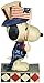 Peanuts by Jim Shore Patriotic Snoopy Stone Resin Figurine, 6”