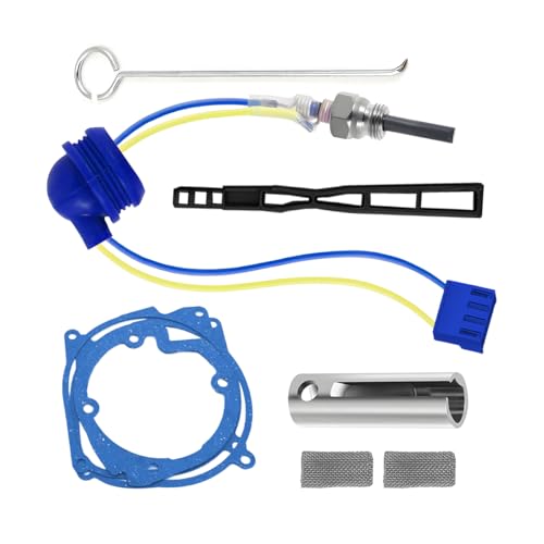 HZEL 7PCS 12V Car Diesel Heater Glow Plug Kit, 2KW 5KW 8KW Vehicle Diesel Parking Heater Repair Kit, Automotive Ceramic Glow Ignition Plug Service Kit, Universal for Truck SUV Sedan