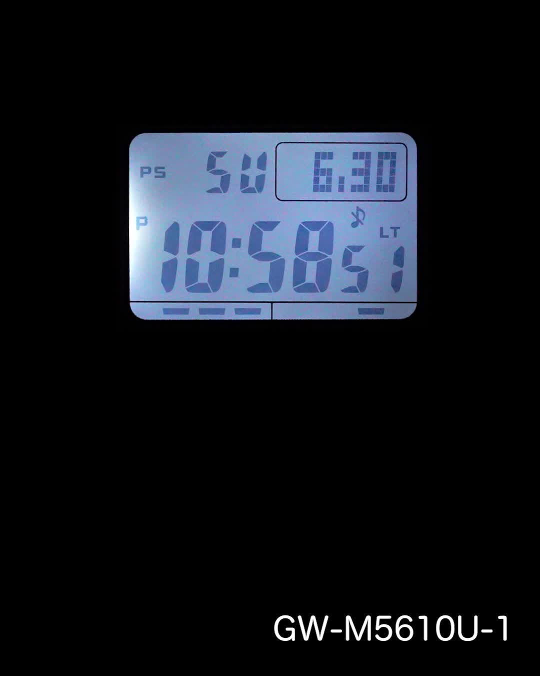 美品・取説・箱付❗️GW-M5610U-1JF・デジタル・電波ソーラー GW-M5610U-1JF | CASIO