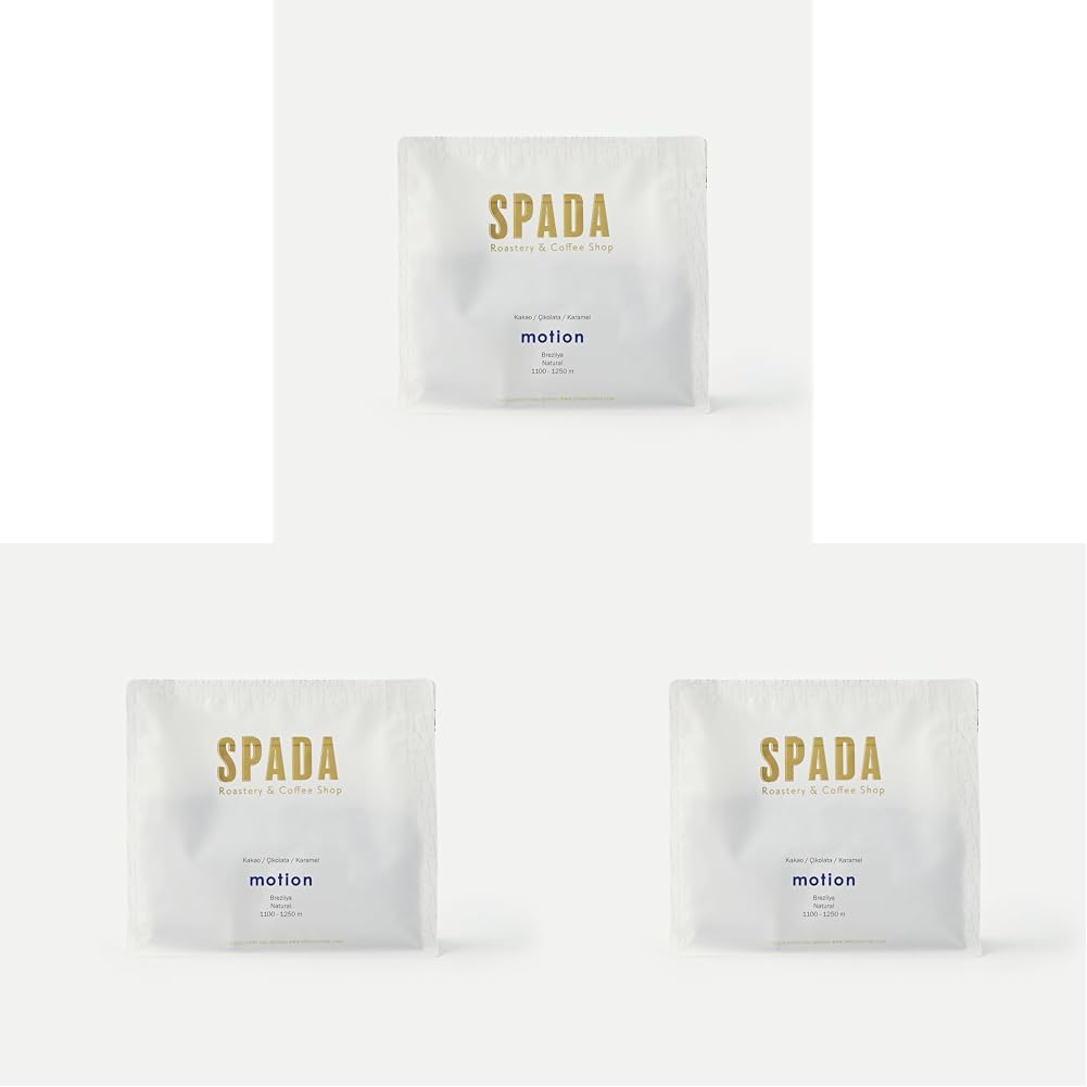 Spada Coffee, Motion Natural, Öğütülmüş Filtre Kahve 250 gr (3 paketi)