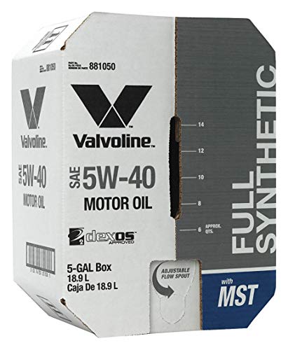 Aceite de motor sintético Valvoline 5W-40 5 gal Caja miniatura 1