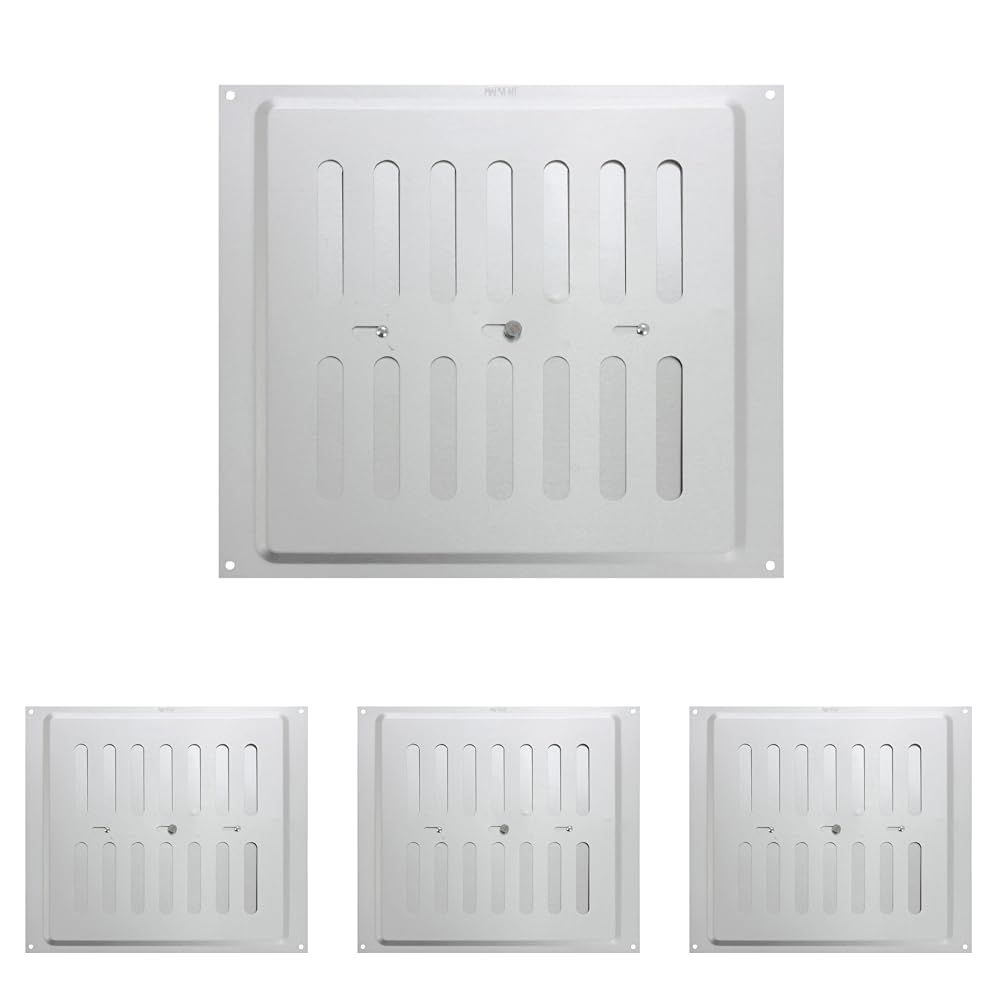 Aérations réglables en métal 9x9 pouces grille ventilation argentée lot 4
