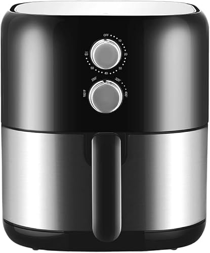 Freidora de aire, freír con aire extra caliente, cocinar, crujiente, asar, hornear (manual, 3.5 cuartos de galón)