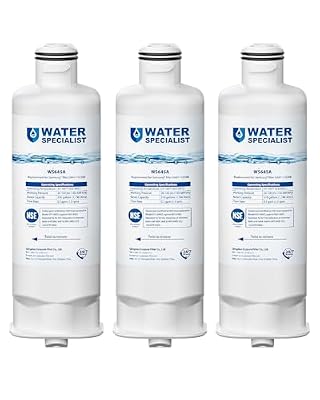Waterspecialist DA97-17376B Replacement for Samsung® HAF-QIN/EXP, HAF-QIN, RF28T5001SR, DA97-08006C, RS27T5200SR, RF28R7351SG, RF24R7201SR, RF27T5201SR, WS645A, Refrigerator Water Filter (Pack of 3)
