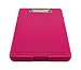 Tytroy Slim Pink Plastic Storage Clipboard Letter Size Clipboard