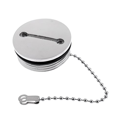 SunniMix Heavy Duty 316 Stainless Steel Replacement Fuel Water Gas Cap for Hose Deck Fill