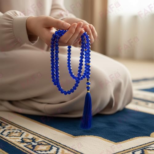 Image of Crystal Tasbeeh /Prayer Beads Manual Counter for Muslim