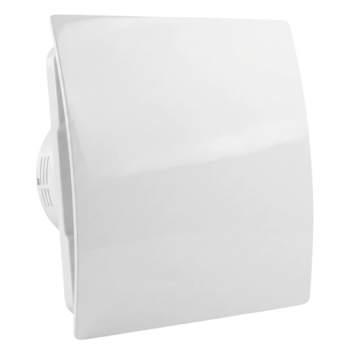 Whisper Pro-Design Badlüfter - Flüsterleise mit Nachlauf & Feuchtigkeitssensor - Ø 100 mm - Weiß - Energieeffizient