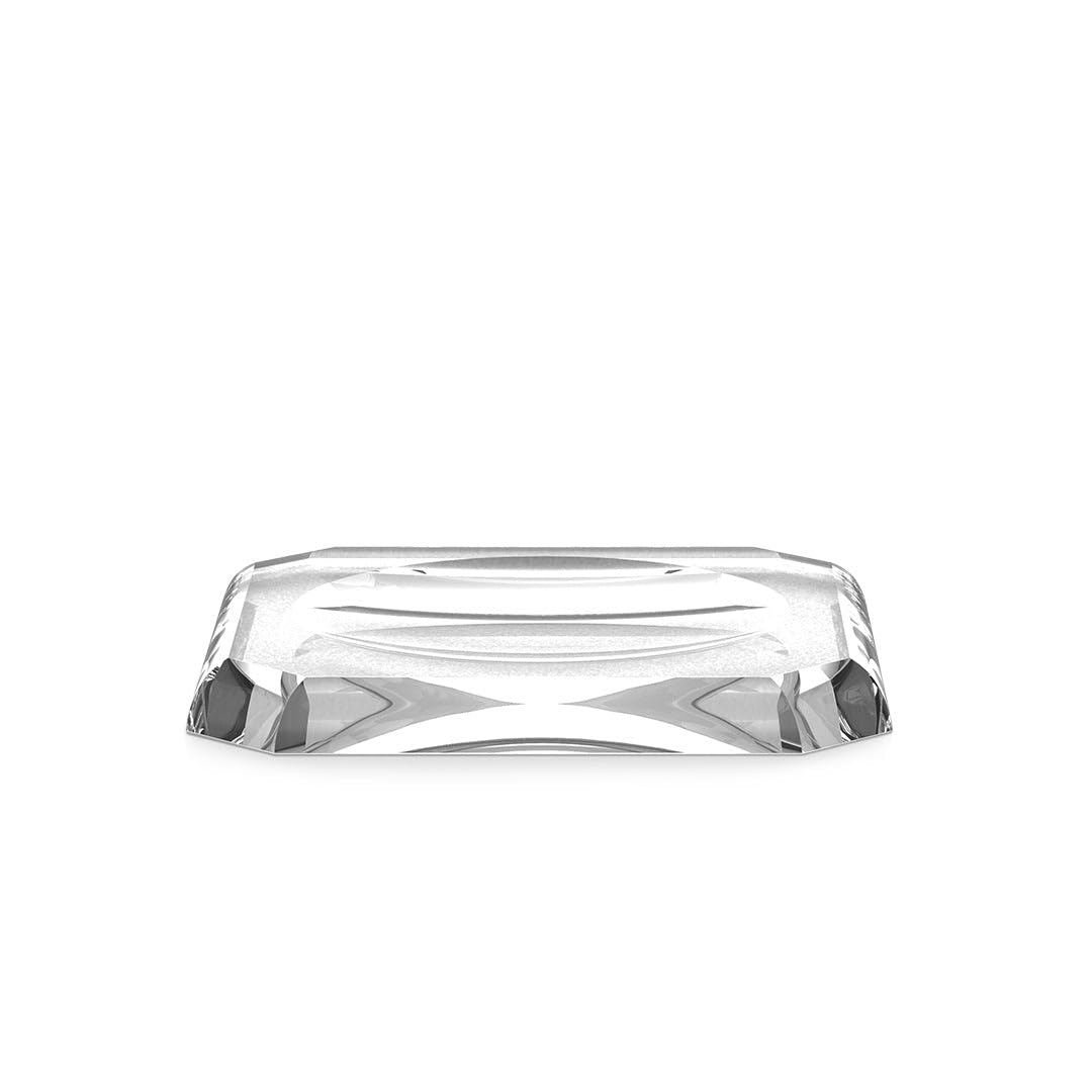 Kammschale kR Decor Walther range-peigne en cristal transparent pour vasque ordonnée