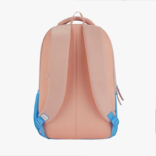 Image of Genie Backpack for Girls Laptop Sleeve, Three Compartments and Organiser with Padded Shoulders |Best for Books,Stationery,Lunch Box & Essentials