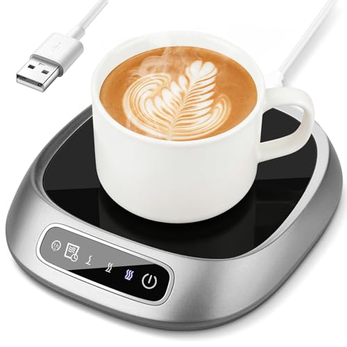 USB Coffee Mug Warmer with Touch Control, 10W, Auto-Off
