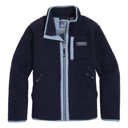 vineyard vines Boys High-Pile Supershep Full-Zip