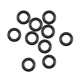 sourcingmap, o-ring in gomma nitrilica, diametro 8,1 mm, diametro 4,5 mm, larghezza 1,8 mm, guarnizione di tenuta metrica buna-n, confezione da 10