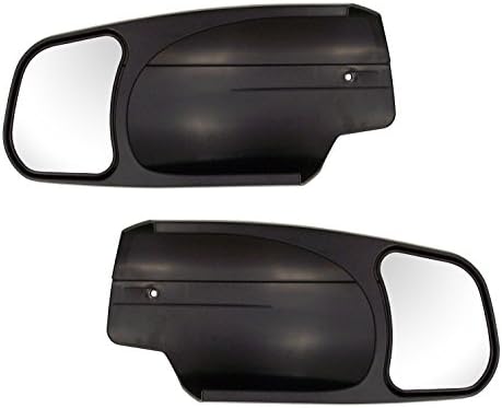 CIPA 10900 Custom Towing Mirror - Chevy/GMC/Cadillac, Pair, black