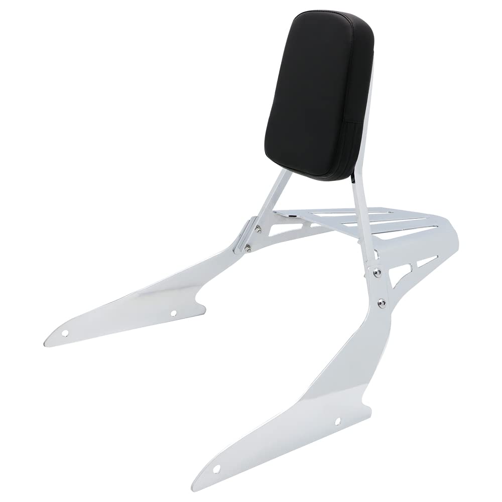 Amazon.com: Passenger Backrest Sissy Bar With Luggage Rack