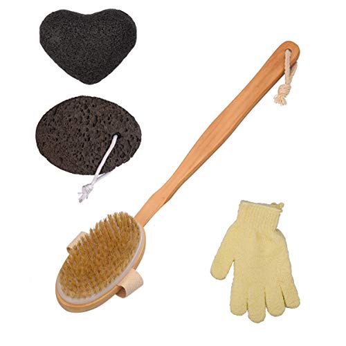 Juego cepillo espalda – Incluye cepillo baño mango