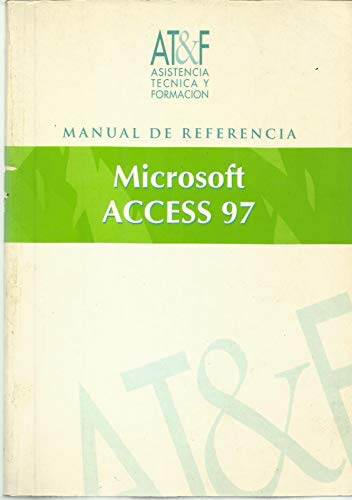 Microsoft access V.97 : manual de referencia
