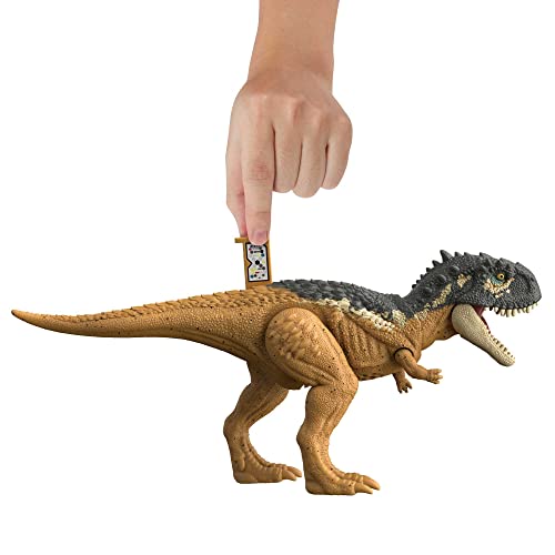 Jurassic World HDX37 - „Ein neues Zeitalter“ Roar Strikers Dinosaurier-Actionfigur mit Brüllgeräuschen & saurierspezifischer Angriffsbewegung, mittelgroß, Dinosaurier Spielzeug für Kinder ab 4 Jahren - Image 5