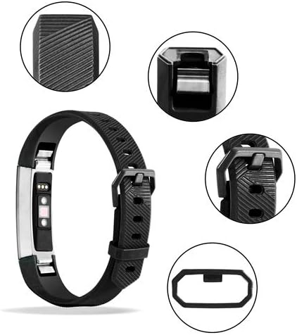 ZEROFIRE Bands Compatible with Fitbit Alta HR and Fitbit Alta, Replacement Sport Wristbands with Secure Metal Buckle for Fitbit Alta/Fitbit Alta HR/Fitbit Ace, Small Large