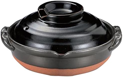 Banko Ware Earthenware Pot, Yuzu Tenmei No. 8 Pot, 11.0 x 10.0 x 5.5 inches (28 x 25.5 x 14 cm), Banko Ware Direct Fire, Strengthened, Japanese Tableware, Sake Cup, Restaurant, Inn, Commercial Use