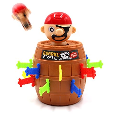 DOPHYRANIX Funny Bucket Lucky Stab Game with Breathtaking Curious and Interesting - Great Size for Travel Party Gathering Cover