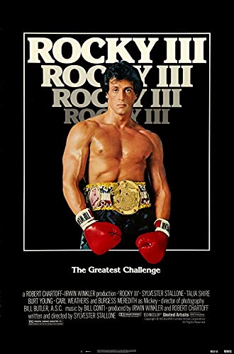 Amazon.com: ROCKY III (1982) Original Authentic Movie Poster
