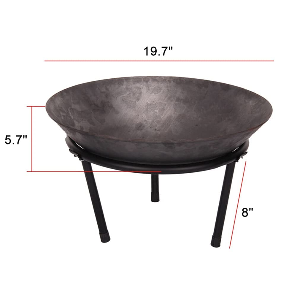 Palenisko ogrodowe do użytku na zewnątrz, duży żeliwny pojemnik.