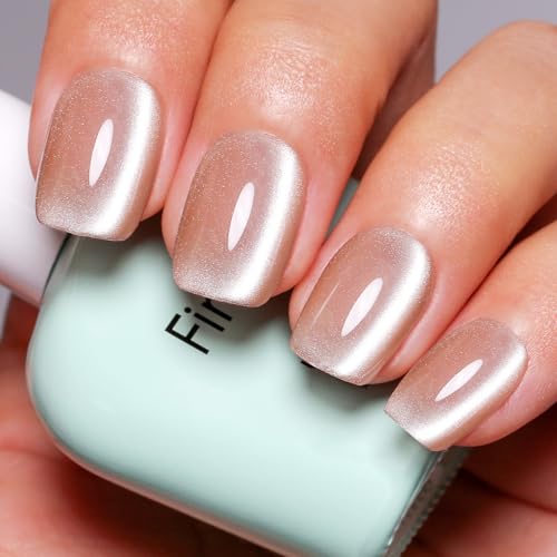 Firedeep Cat Eye Gel Nagellack 16ml Milk Tea Apricot Gel-Lack Holographic Shimmer UV/LED Gel-Lack mit Magnetic Stick Firedeep Cat Eye Gel Nagellack 16ml Milk Tea Apricot Gel-Lack Holographic Shimmer UV/LED Gel-Lack mit Magnetic Stick