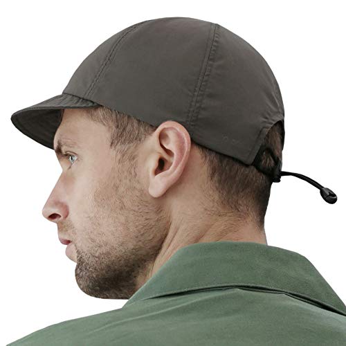 Undercontrol Baseball Cycling Supplex Cap Upf 40 Low Profile Sweat-Wicking Foldable Quick Dry Outdoor Sports Adjustable Dad Hat (Charcoal) #TOP1