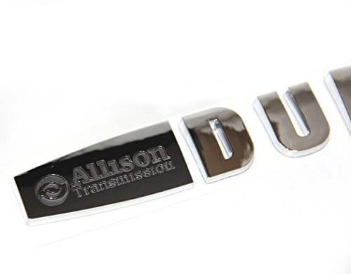 Emblemas de capó Allison Duramax para camionetas GM Silverado modelos 2500HD y 3500HD, par 4
