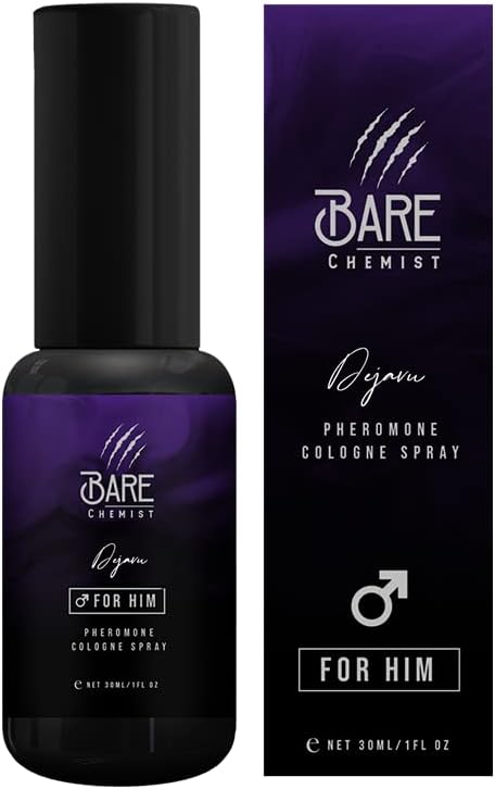 Dejavu Pheromone Cologne for Men [Attraction Formula] - Pheromone Perfume for Men [Long Lasting Results] 1oz - Lavender, Spice, Herbal