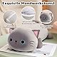 SQEQE Siamese Cat Plushies Stuffed Animals with 4 Babies, Cute Siamese Cat Plush Pillow Soft Toy Birthday Gifts for Girls Boys