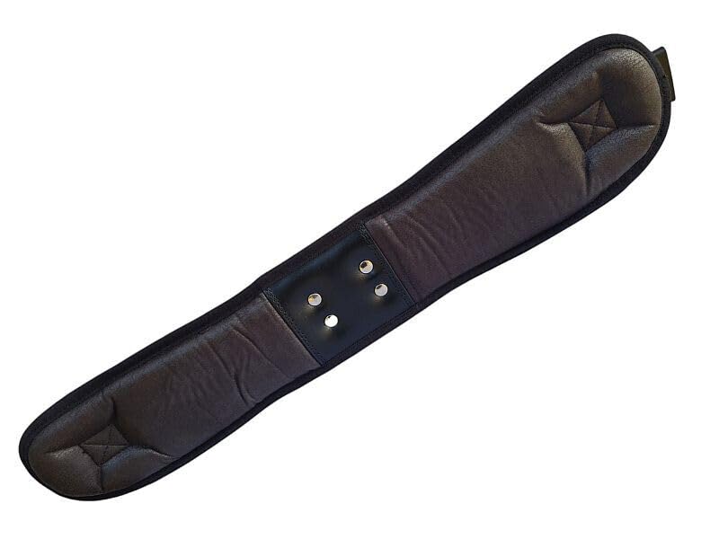 Generisch Steirische Harmonika Akkordeon Hüftgurt Tragesystem Alcantara Dunkelbraun – Ergonomischer Hüftgurt für Harmonika & Akkordeon – Verstellbar, bequem, stabil, hochwertiges Alcantara-Material