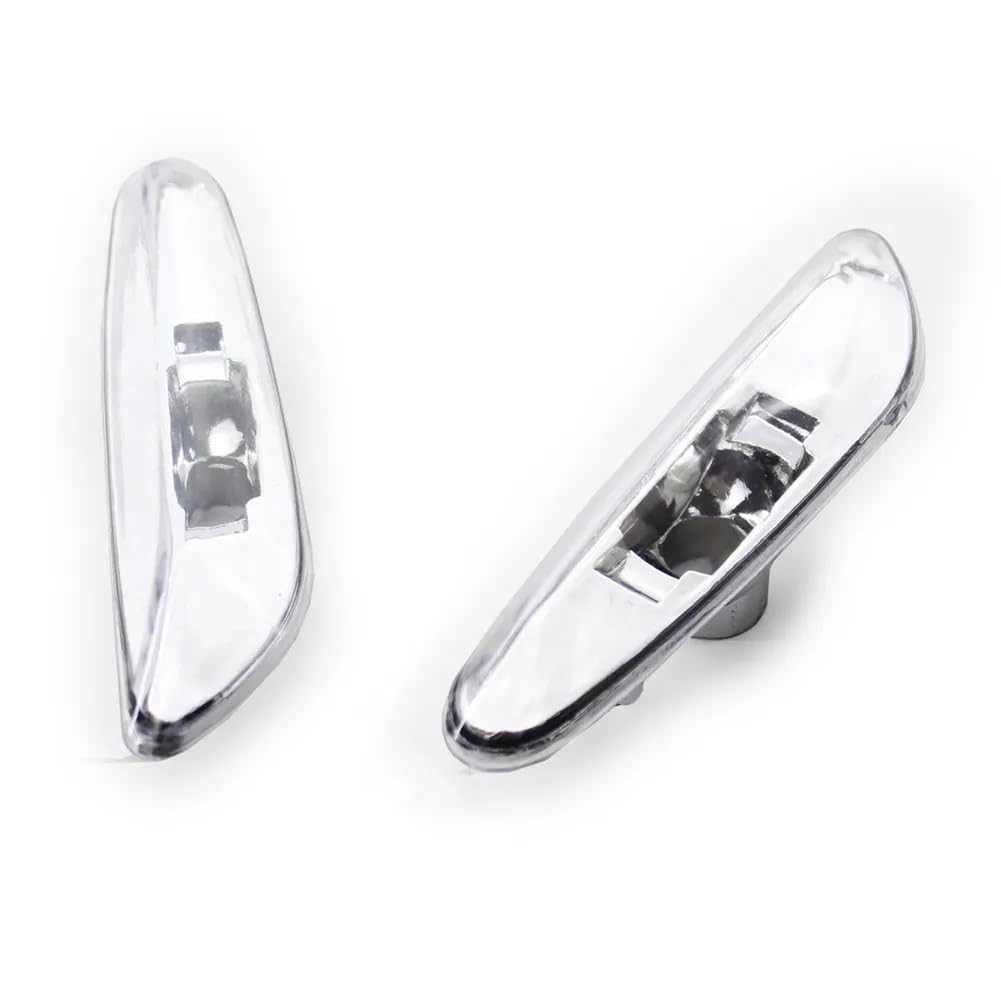 Intermitente Espejo Lateral 2 Uds Claro Indicador Lateral Coche Luz Señal Giro Cubierta Carcasa Lámpara Para BMW E46 3 Serie 4DR Sedan Wagon 2002-2005 Indicador Led Luces