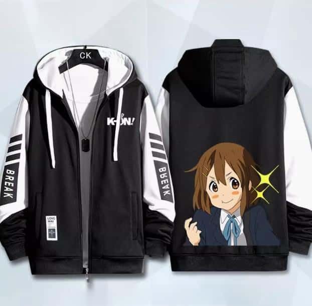 Amazon.co.jp: けいおん！ パーカー 長袖 K-ON！コート 平沢 唯 秋山