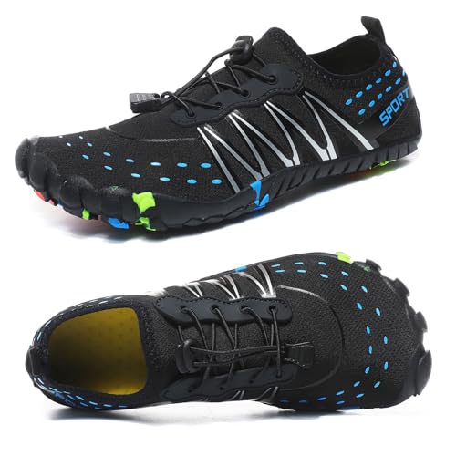 Image of ziitop Water Shoes for Men Women Beach Barefoot Swim Rock Climbing Pool Shoes Socks, Anti-Slip Breathable Quick Dry Lightweight Slip-on, Outdoor Sport Hiking Walking Boating Fishing Diving Surfing