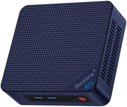 Beelink Dual 2.5GbE Network- Triple 4K Displays- 16GB DDR5 Mini PC, Intel 12th Core i3 N305 EQ12 Pro Support AV1 deconding, 500GB PCIex1 SSD, WIFI6, BT5.2, Office, Openwrt Mini Computers