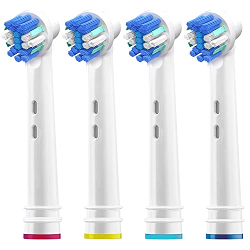 Replacement Brush Heads Compatible With Oral B Braun- 12 Electric Toothbrush Heads For Oralb- Double Clean, Floss & 3D Pro White Brushes- Fits The Kids Pro 1000 Sonic Floss, Dual, Cross, & More #TOP1