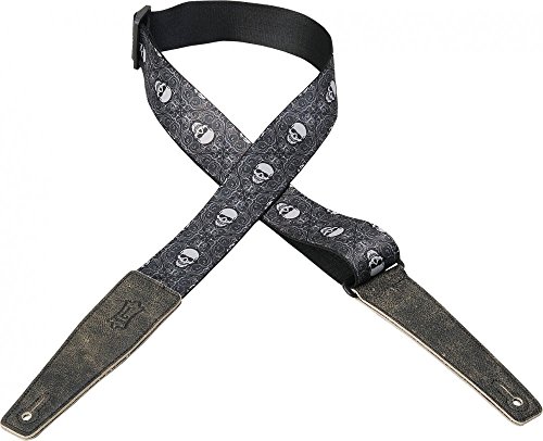 Sangle de guitare Levy's Leathers pour jouer debout confortablement avec motif 5 cm