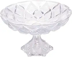 LYOR - Centro de Mesa de Cristal Deli Diamond 32,5cm x 19,5cm