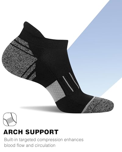 Image of Ankle Socks Womens Athletic Running Comfort Cushioned 3 /5 /6Pairs