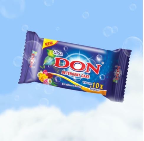 Ultra Don Detergent Bar, Laundry Detergent Bar For Clothes, Removes Tough Stains, New long lasting fragrance, 5x160 g 3