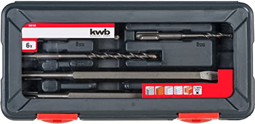 kwb 49109166 Hammer Drill Set, 6-Piece - Image 4