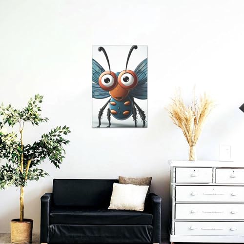 Ailes d'insectes en poster mural pour corriger un mur blanc vide - 2
