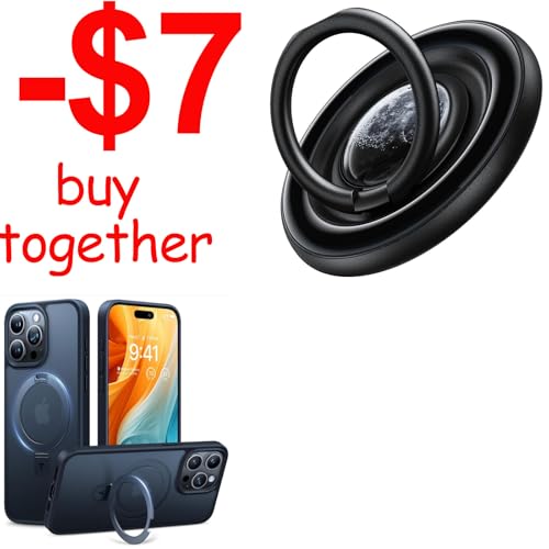 Magnetic Case & Magnetic Phone Grip Ring Holder Kickstand Spinner